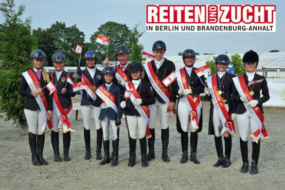 Die neuen Landesmeister aus Berlin-Brandenburg im Dressur- und Springreiten 2014 - Foto: bjoern-schroeder.de