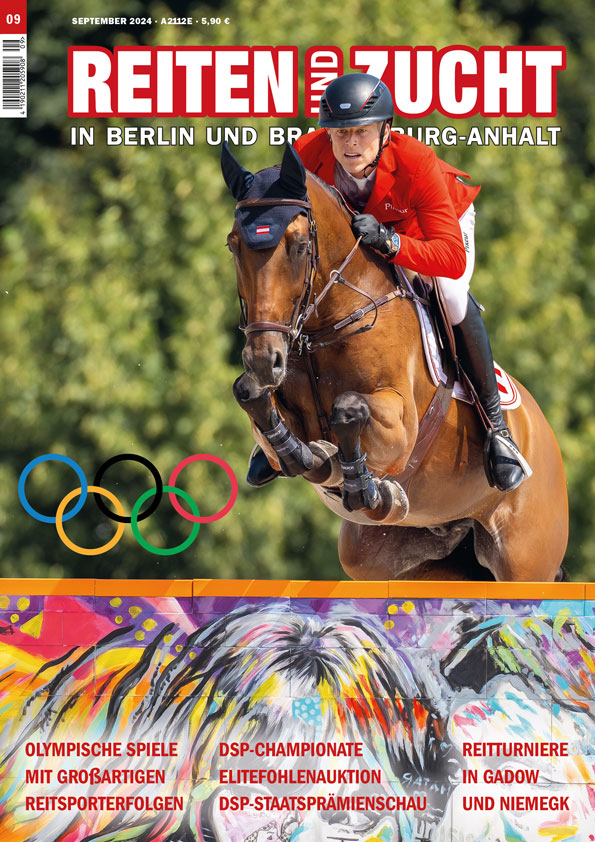 Inhaltsverzeichnis der Ausgabe 9/2024 von REITEN und ZUCHT